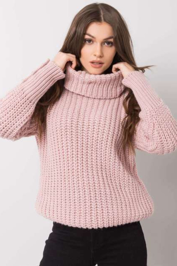 Brudnoróżowy sweter Enid